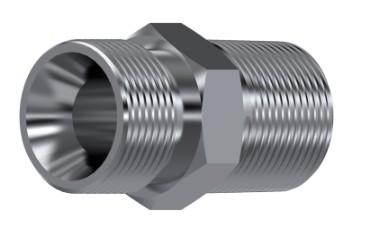 Adaptateur mâle BSP 60° - mâle BSPT inox 316L