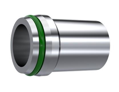 Collet cône métrique à souder inox 316L – rendu 3D