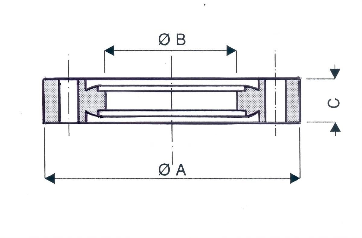 Séparateur à trous lisses