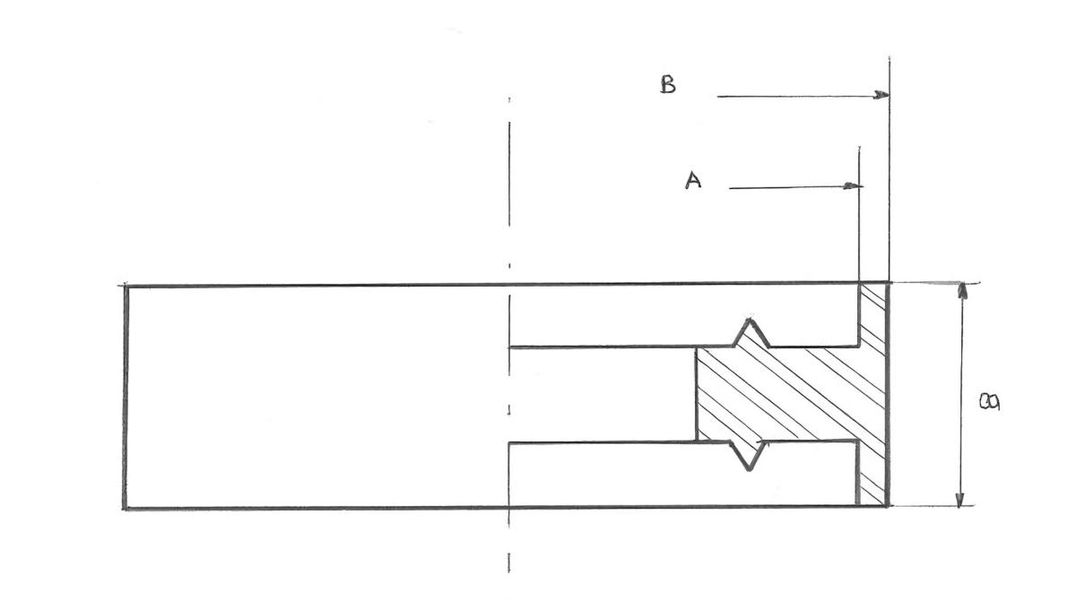 Anneau de centrage métallique