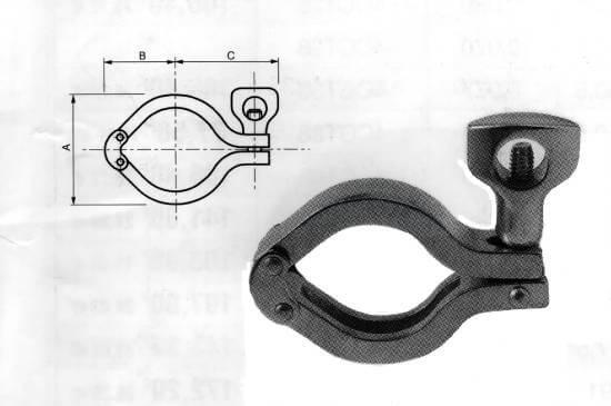 Schéma micro clamp inox