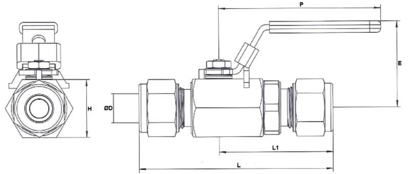 Vannes Inox Double Bagues PN65