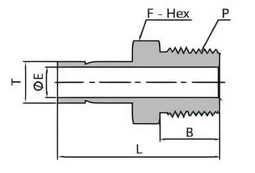 Schéma adaptateur mâle