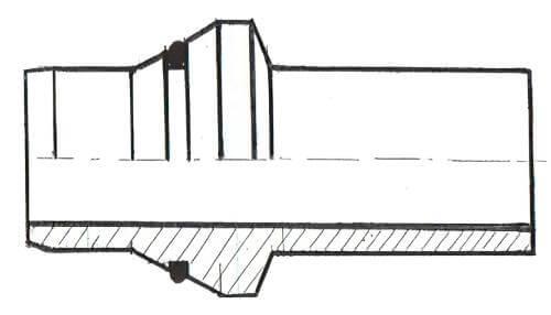 Schéma embout lisse