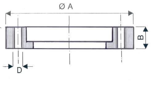 Bride Tournante ISO CF Trous Taraudés