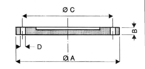 Schéma bride pleine