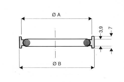 Anneau de Centrage Extérieur ISO KF avec Joint