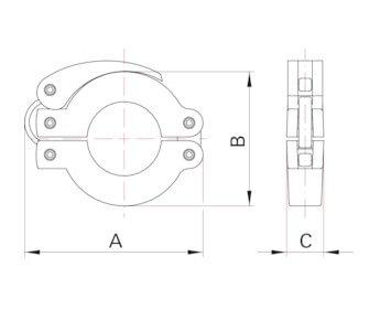 Collier rapide pour joints élastomères