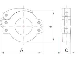 Collier rapide pour joints élastomères