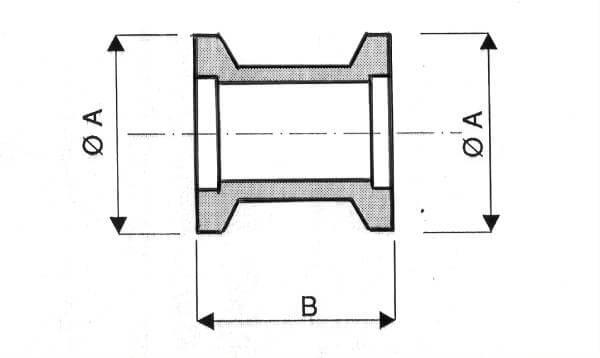 Embout Intermédiaire Court ISO KF