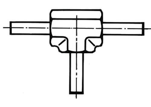 Tés égaux à soudure orbitale pour gaz purs