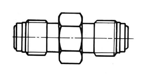 Raccords symétriques pour gaz purs