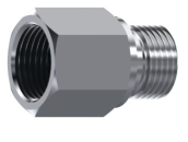Prolongateur mâle BSP 60° - femelle gaz inox 316L
