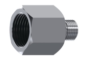 Bouchon réducteur mâle BSP 60° - femelle gaz inox 316L