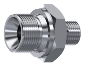 Réduction mâle-mâle BSP cône 60° inox 316L