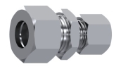 Raccord union double en réduction DIN 2353 inox 316L