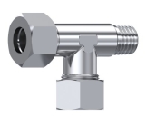 Té mâle gaz latéral DIN 2353 inox 316L