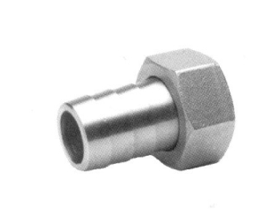 Ecrou tournant + embout cannelé