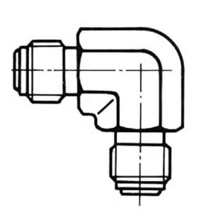 Coude égal pour gaz purs