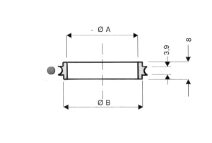 Anneau de centrage intérieur avec joint