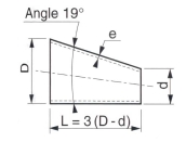 Réduction Excentrique ISO Inox Roulée Soudée