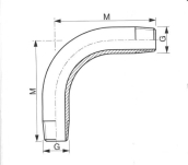 Coude Égal 90° Mâle Inox