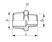 Réduction Mâle / Mâle Inox