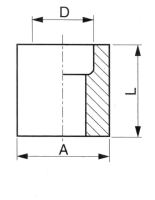 Demi Manchon à Souder SW Inox Série 3000