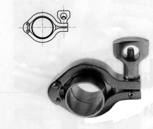 Raccord micro clamp complet avec joint EPDM