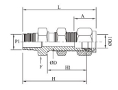 Traversée de Cloison Mâle