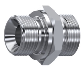 Union simple mâle BSP cylindrique DIN 2353 inox 316L