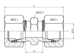 Raccord union double DIN 2353 inox 316L