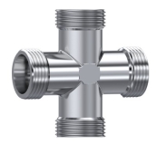 Raccord croix égale DIN 2353 inox 316L