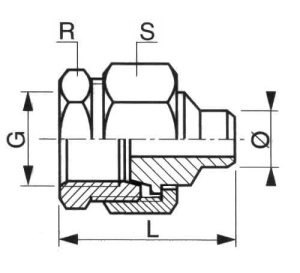 Union réduit femelle/lisse
