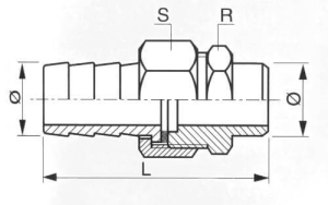 Union lisse/cannelé