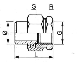 Union réduit lisse/femelle