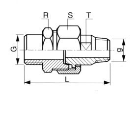 Union réduit lisse/male