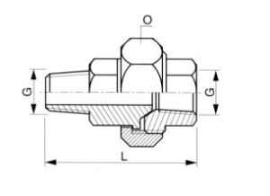 Union mâle/femelle NPT