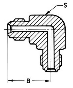 Coude égal pour gaz purs