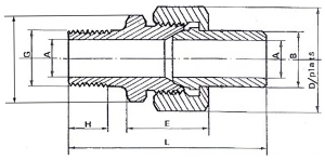 Union à souder Butt Welding x mâle
