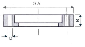Bride Tournante ISO CF Trous Taraudés