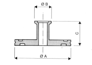 Adaptateur ISO K x ISO KF