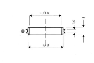 Anneau de centrage intérieur avec joint