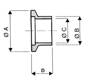 Embout Lisse Court ISO KF