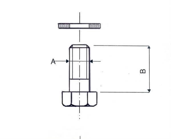Vis Assemblage Séparateur ISO CF