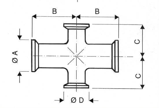Croix Inégale ISO KF