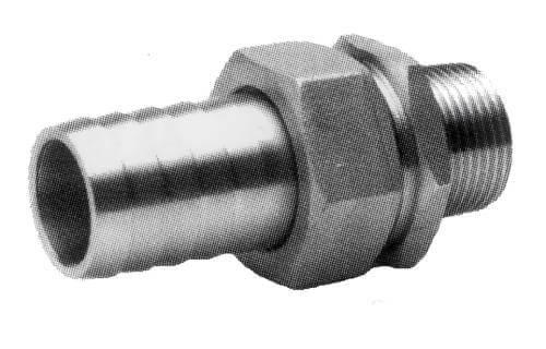 Raccord Union Inox 3 Pièces Cannelé Étanchéité Joint Plat