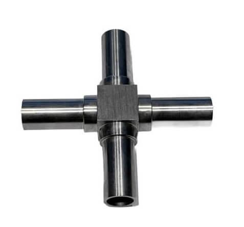 Croix Égales Soudure Orbitale Gaz Pur